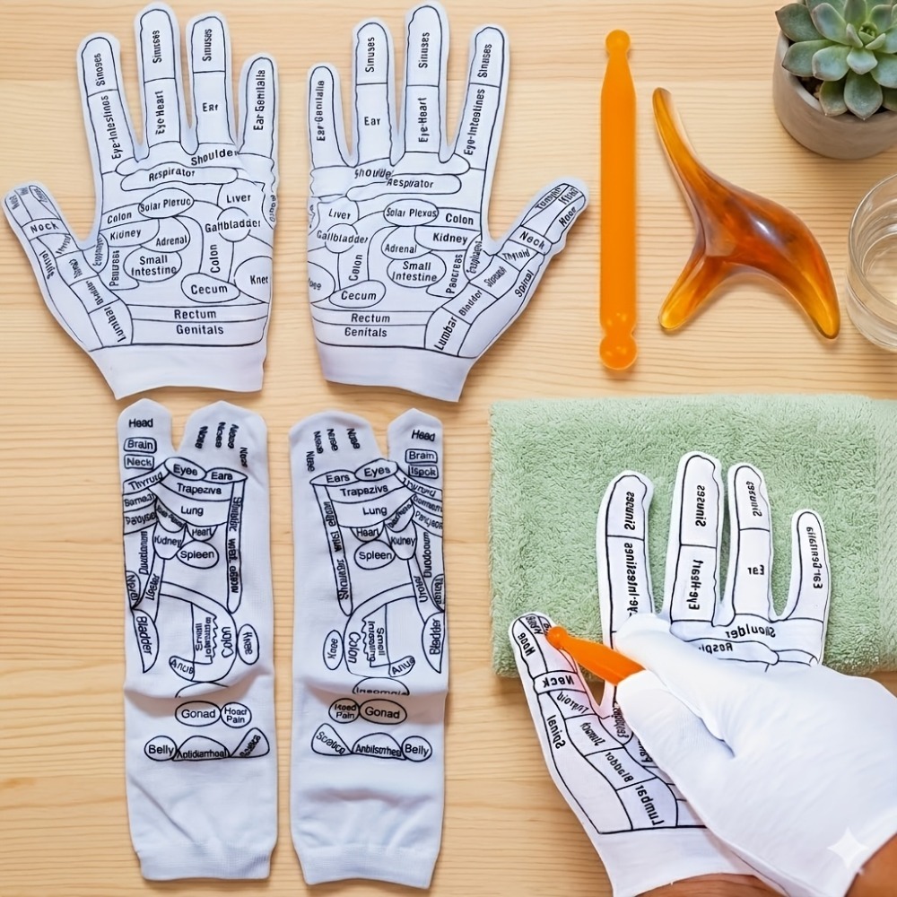 Luvas de Acupressão, Conjunto  - Health Wellness Kit avaliação e preço